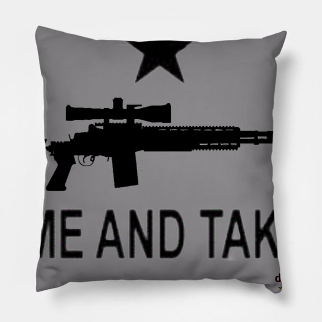 Come and take it mk14 Pillow by disposable762