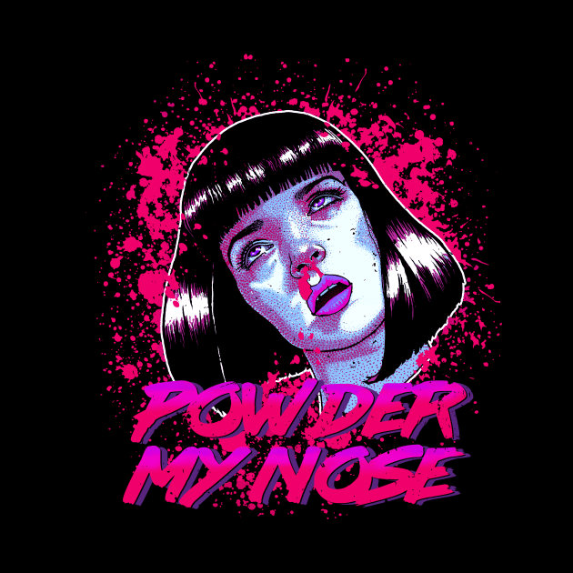Powder my nose (neon variant) by Alien Ink