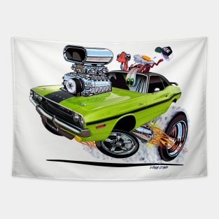 Vince Crain High Octane 1970 Dodge Challenger Tapestry