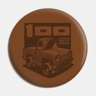 Bright Tan Poly - D-100 (1978 - White-Based - Ghost) Pin