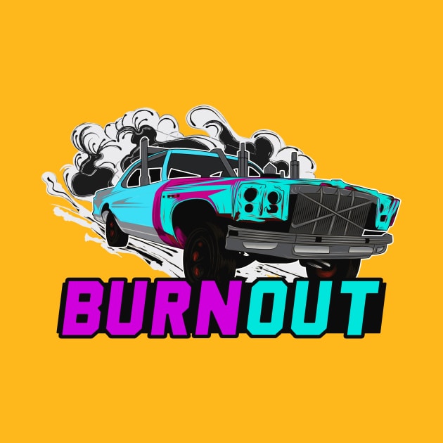 BURNOUT HOT ROD by theanomalius_merch