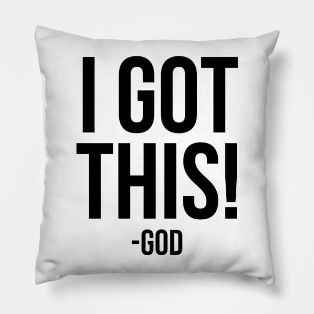 I got this - god funny T-shirt Pillow by RedYolk