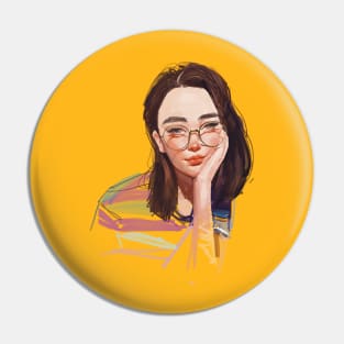 My painting girl Pin