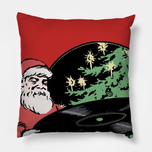 Santa and a Record Pillow