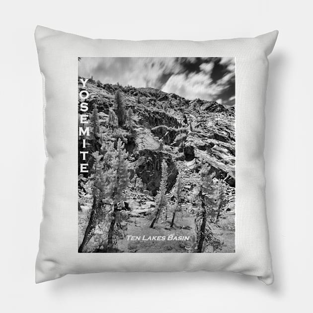 Ten Lakes Basin - Yosemite N.P. Pillow by rodneyj46