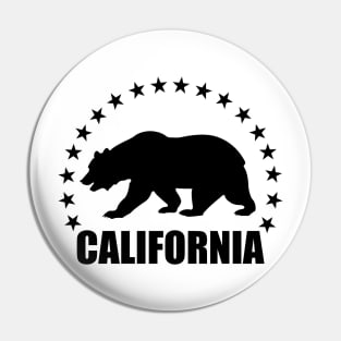 California Bear USA Pin