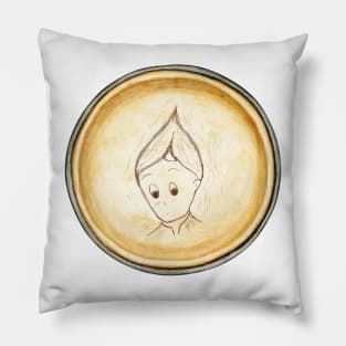 Cute Elf Vintage Pendant on Pillow