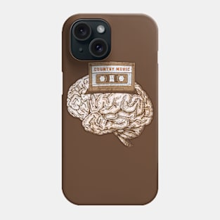 country music on my brain. Phone Case