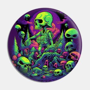 Glowing Remembrance: Radioactive Cemetery Pin