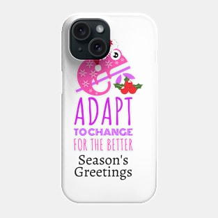 Lizard's Seasons Greetings Phone Case