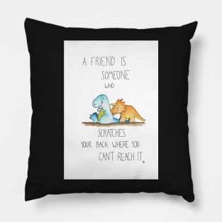 Cute Dinosaurs Friendship Pillow