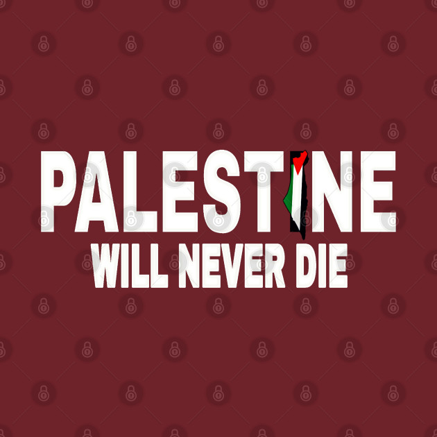 Palestine Will Never Die - White - Back by SubversiveWare