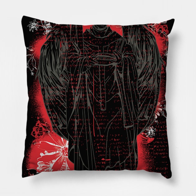 Red death Pillow by Yeeei