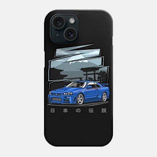 GT-R Special Tuning Edition (Bayside Blue) Phone Case