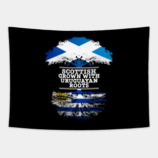 Scottish Grown With Uruguayan Roots - Gift for Uruguayan With Roots From Uruguay Tapestry