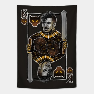 Killmonger King Card Tapestry