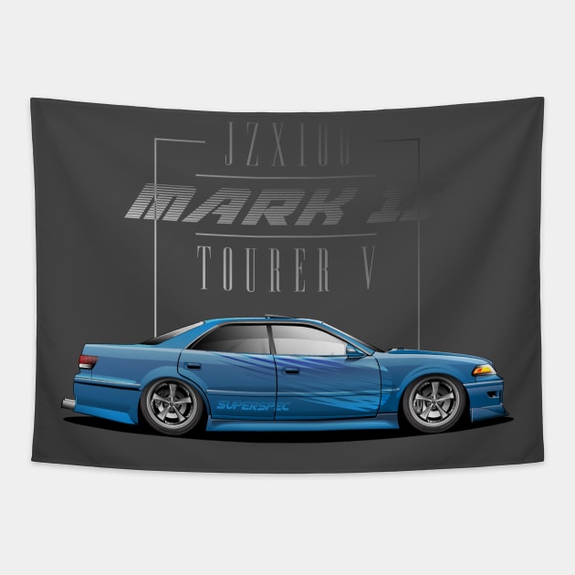 SUPER SPEC Toyota JZX100 Chaser Tapestry by superspec