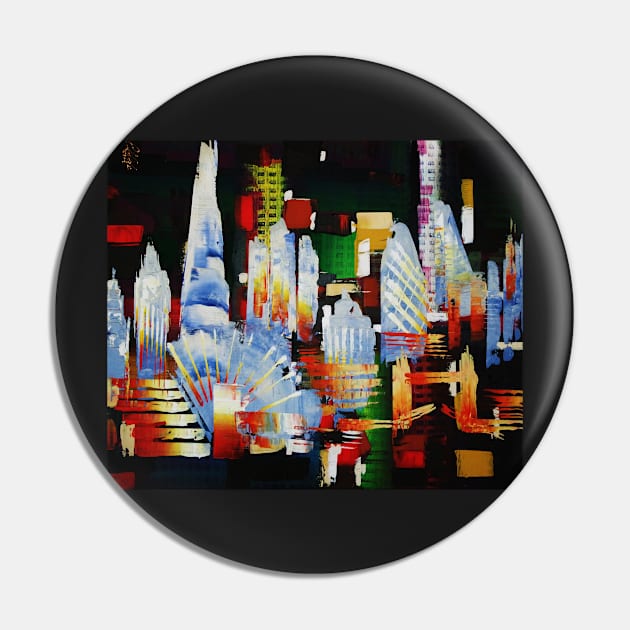 Abstract city London 0466 Pin by artsale