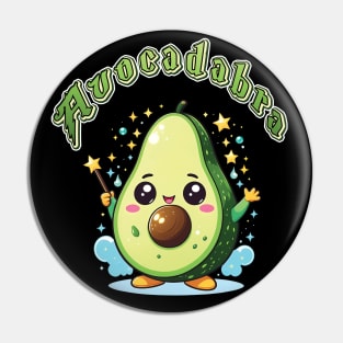 Avocadabra - Avocado Wizard Pin