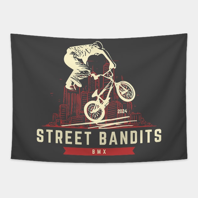 Street Bandits BMX Tapestry by Sloat