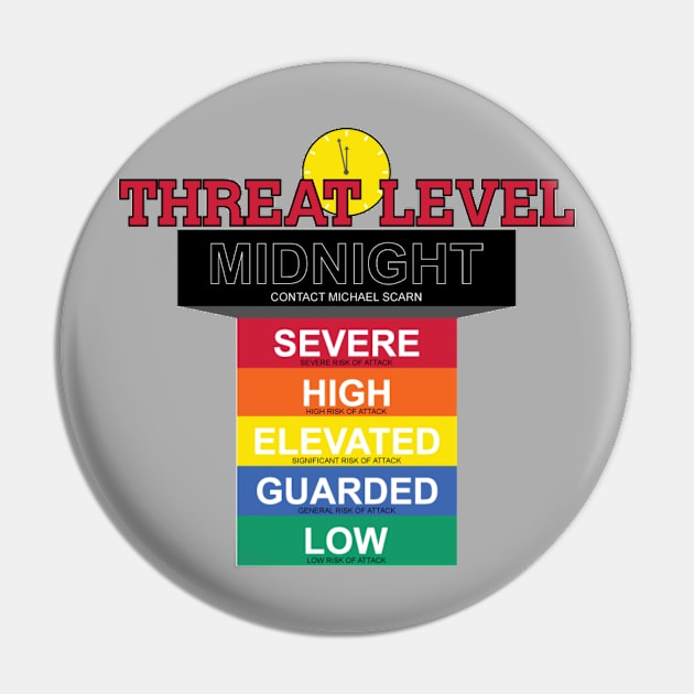 Threat Level Midnight Pin by huckblade