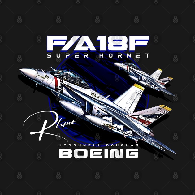 F18 Super Hornet Rhino Us Air Force Fighterjet by aeroloversclothing