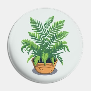 Potted Fern Pin