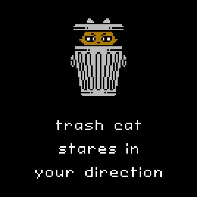 Unlikely Monsters - Trash Cat by knitetgantt