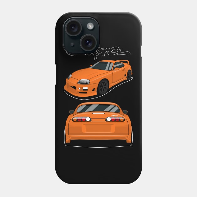 supra mk4 - jdm car lovers Phone Case by masjestudio