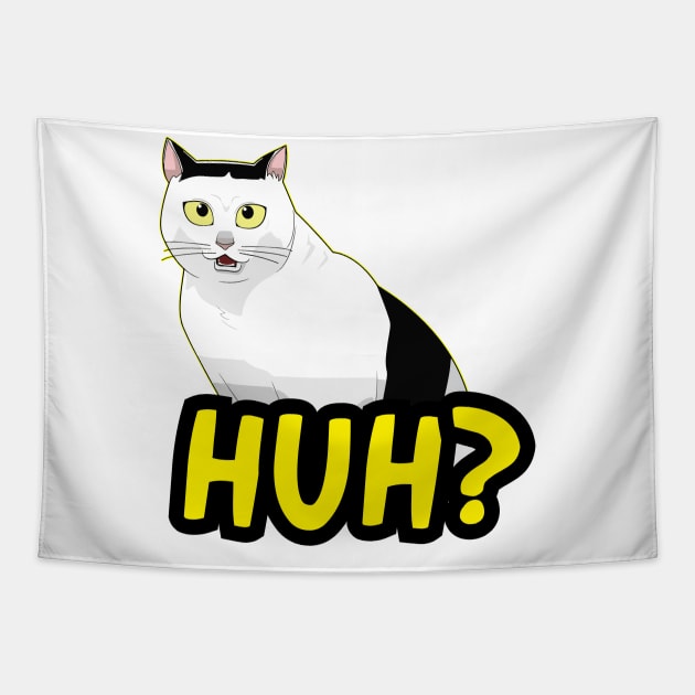 HUH? Cat Meme Tapestry by The Official Huh Cat Store