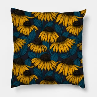 Yellow coneflowers Pillow