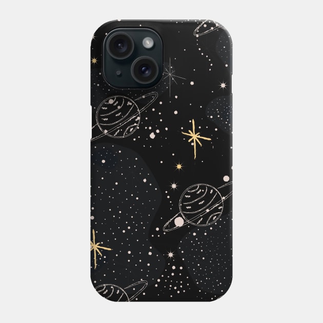 Sky full of Planets Phone Case by KristinaStellar 