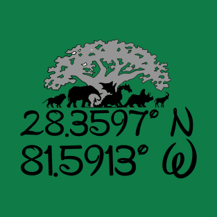 Coordinates to AK T-Shirt