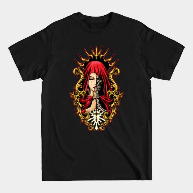 Disover La Calavera Catrina Mourns The Dead - Santa Muerte - Day Of The Dead - T-Shirt