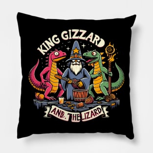 king gizzard and the lizard wizard Pillow