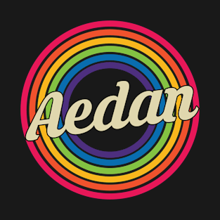 Aedan - Retro Rainbow Style T-Shirt