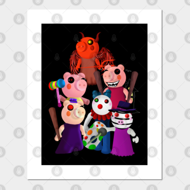 Piggy Roblox Piggy Family Roblox Piggy Posters And Art Prints Teepublic - roblox piggy art contest