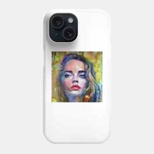 Colorful face of Denise Phone Case