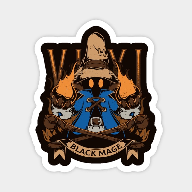 Vivi Black Mage Magnet by Alundrart