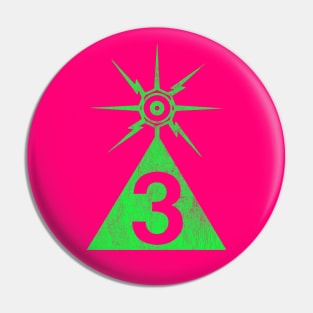 Spacemen 3 \/\/\ Faded Style Retro Fan Design Pin