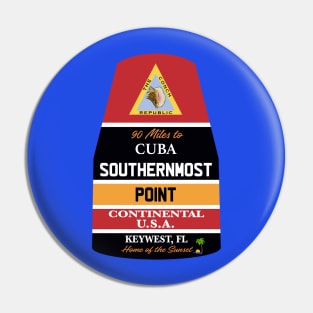 Key West Buoy Design Pin