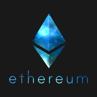 Ethereum (ETH) Logo - Etheric Blue T-Shirt