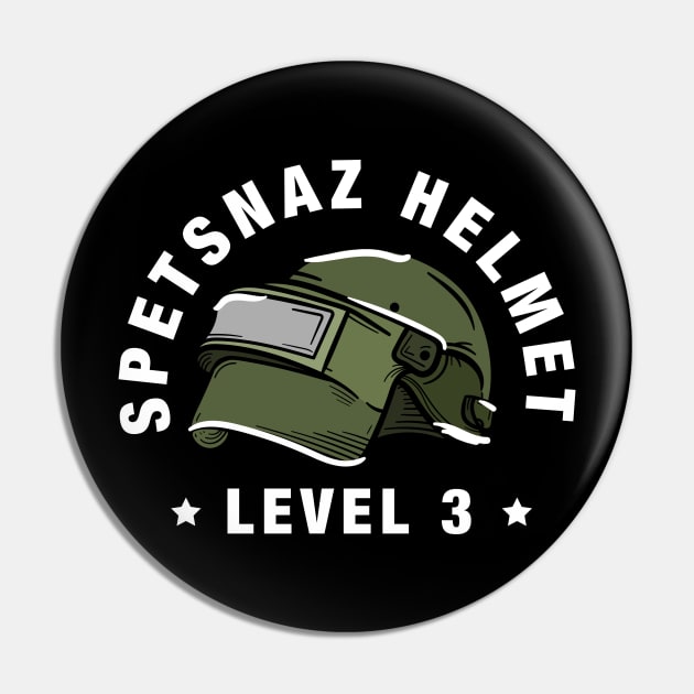 Spetsnaz Helmet Level 3 Pin by happymonday