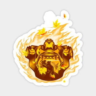 Fire Sakai Mask Magnet