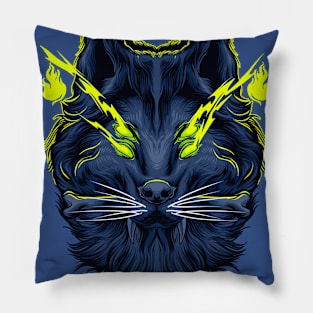 Dark wolf Pillow