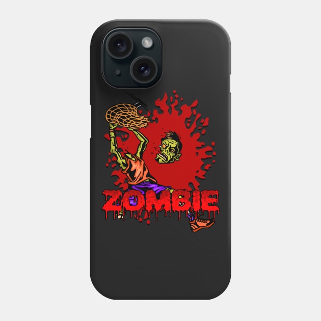 Zombie Basketball Phone Case by RadStar