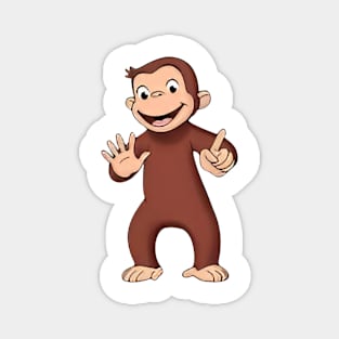 Curious George counting to 6 Magnet