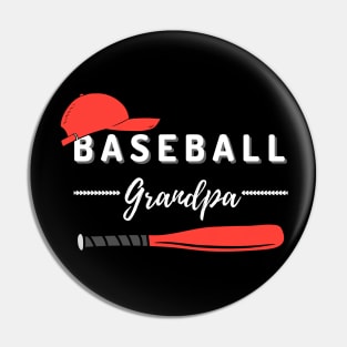 Baseball Grandpa Pin