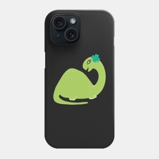 Shamrock dino st patricks day Phone Case