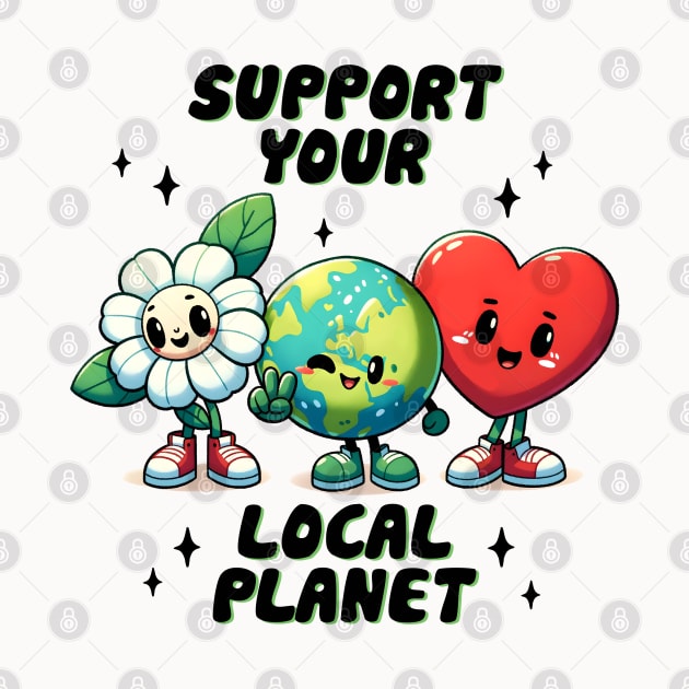 Support Your Local Planet by MZeeDesigns